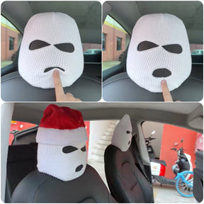 🔥🔥2023 Halloween/Christmas Car Costumes🔥PERSONALIZED FUNNY HAT FOR CAR SEAT HEADCOVER