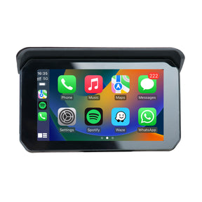 ( ⏰BUY 1 FREE SHIPPING & BUY 2 SAVE 10%OFF ) CarPlay Lite C5 SE Portable Motorcycle Wireless CarPlay/Android Auto Screen