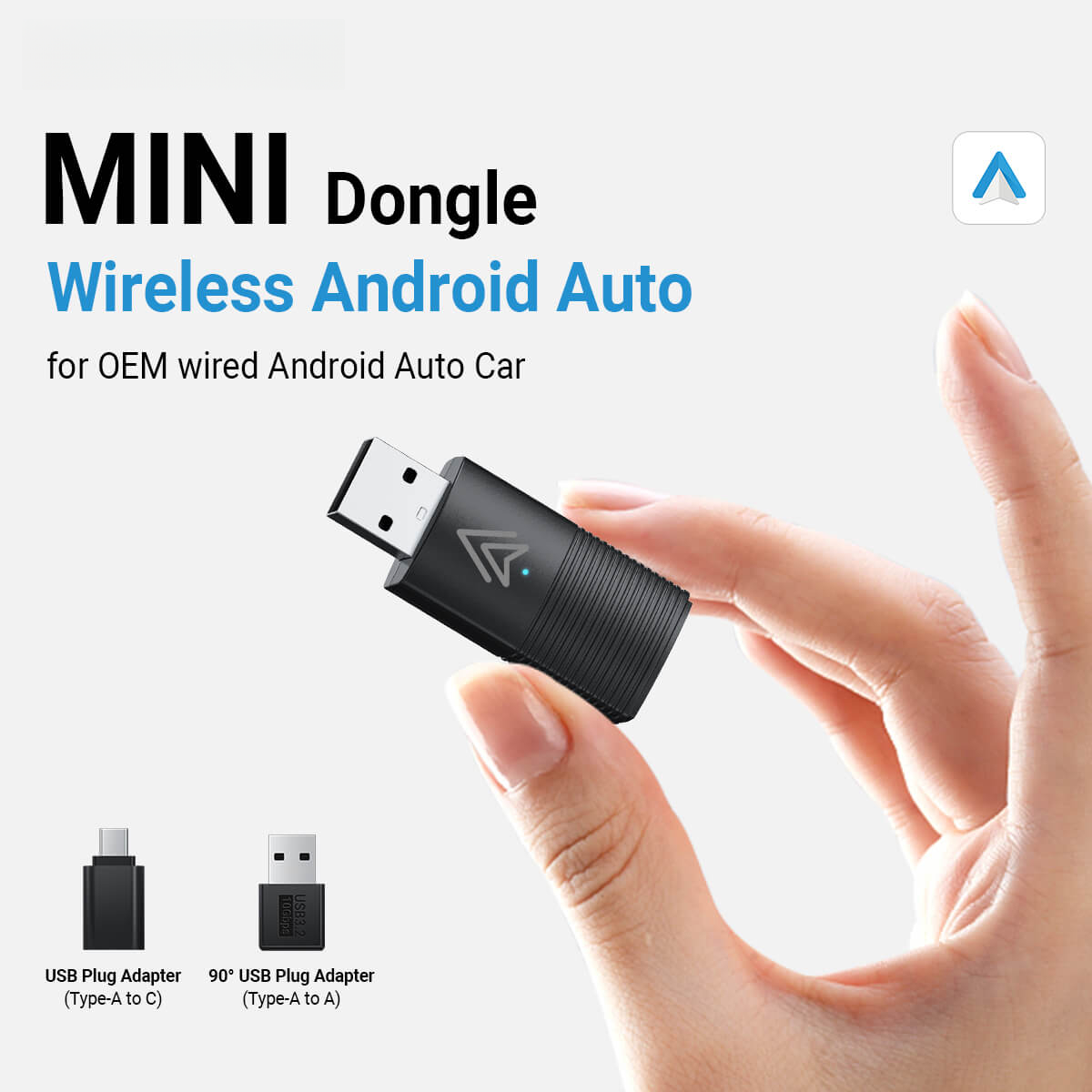 2024 NEW Mini Wireless CarPlay OR Wireless Android Auto Adapter
