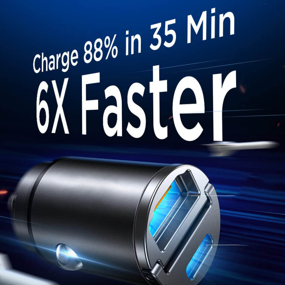 🔥Hot Sale for 45%OFF🔥2023 Newest Pull-ring Design Fast Charging Car Charger